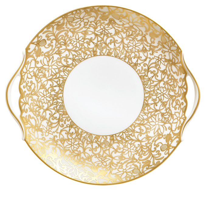 Plat à  gateau blanc - Raynaud